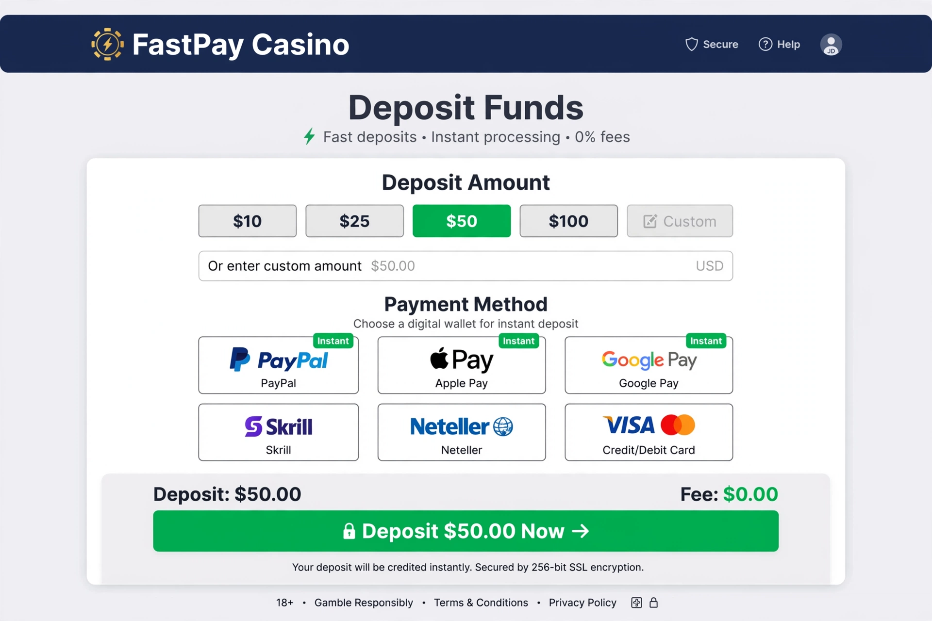 Fastpay casino — raskt, trygt og brukervennlig spillalternativ